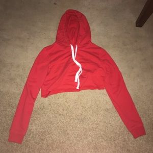 “SAVAGE” cropped hoodie